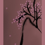 Kvetoucí strom ve skále