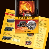 Leták pro brikety Rekord